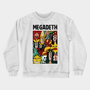 Monsters Party of Megadeth Crewneck Sweatshirt